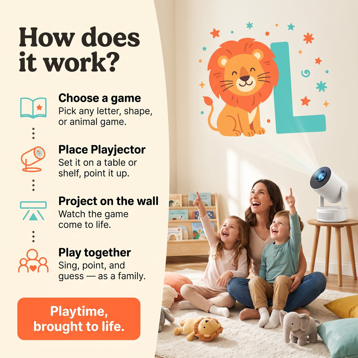 Kids Educational Projector